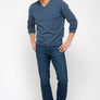V-neck sweater - 100% recycled