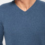 V-neck sweater - 100% recycled