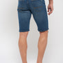 Short jean recyclé - Coupe slim - Ton clair