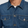 Veste en jean recyclé - Ton foncé