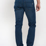 Pantalon jean recyclé - Coupe slim - Ton foncé