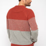 Pull col rond - bicolore - 100% recyclé