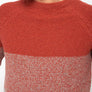 Pull col rond - bicolore - 100% recyclé