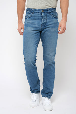 Recycled jeans pants - Straight cut - Light tone