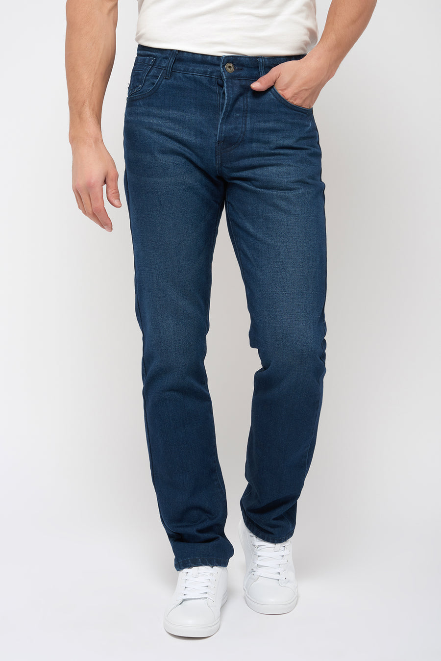 Recycled jeans pants - Straight fit - Dark Tone