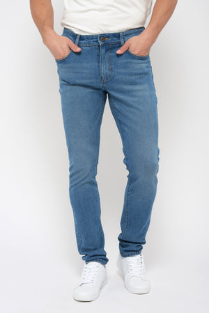 Recycled jeans pants - Slim fit - Light tone